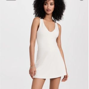 Reformation Ecomove white tennis dress with shorts - size small